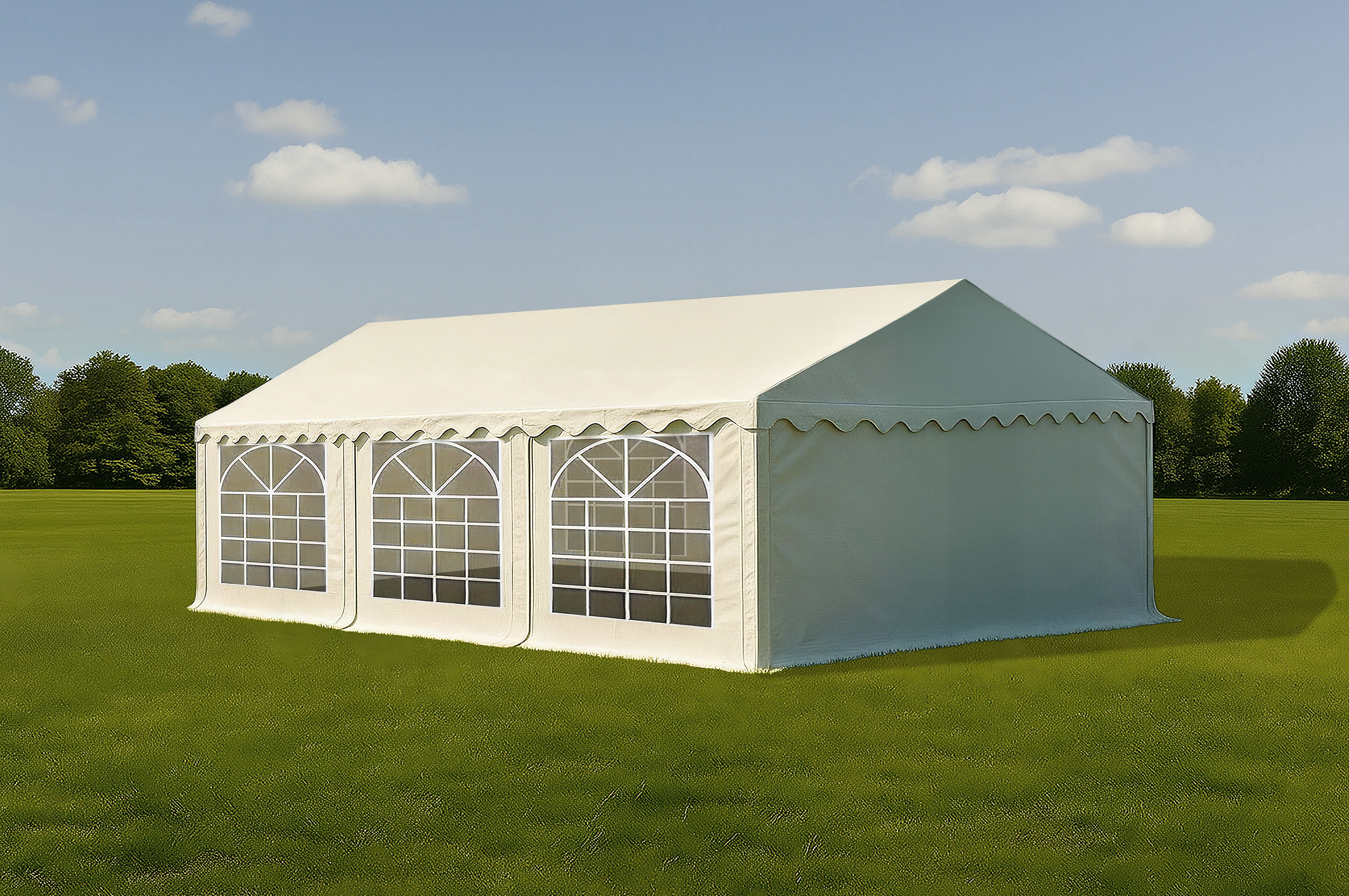 Partyzelt Classic PVC 4x6 m | Robust & langlebig