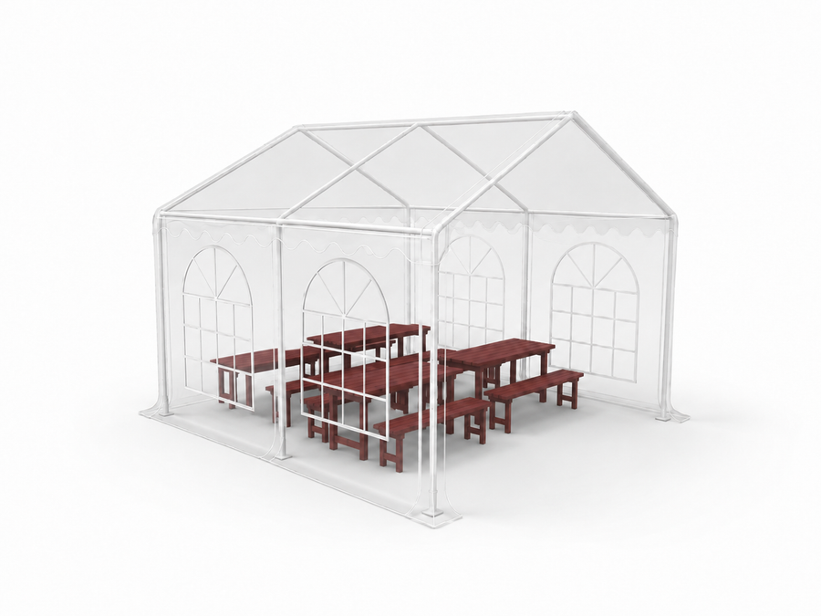 Partyzelt Premium PE  3x4 m