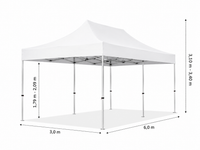 Faltpavillon 3×6 m – Premium Stahl – Bild 5