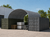 Containerüberdachung Monte 6×6 m