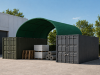 Containerüberdachung Monte 6×6 m – Bild 3
