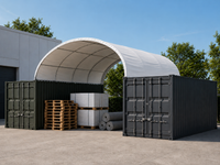 Containerüberdachung Monte 6×6 m – Bild 2