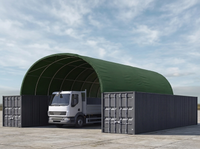 Containerüberdachung Monte 8×12 m – Bild 2