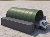 Containerüberdachung Monte 8×12 m – Bild 5