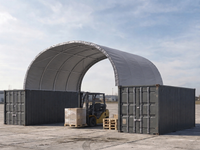 Containerüberdachung Monte 8×6 m – Bild 3