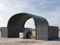 Containerüberdachung Monte 8×6 m – Bild 1
