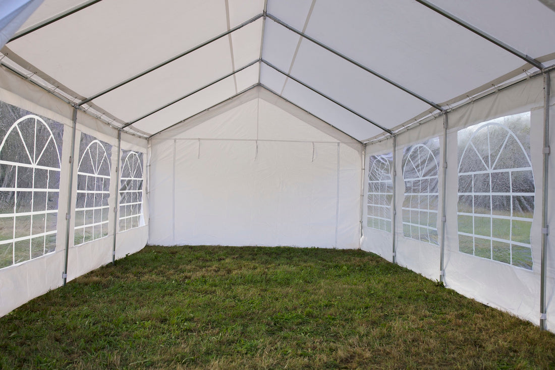 Partyzelt ECO PE 5x10 m weiß