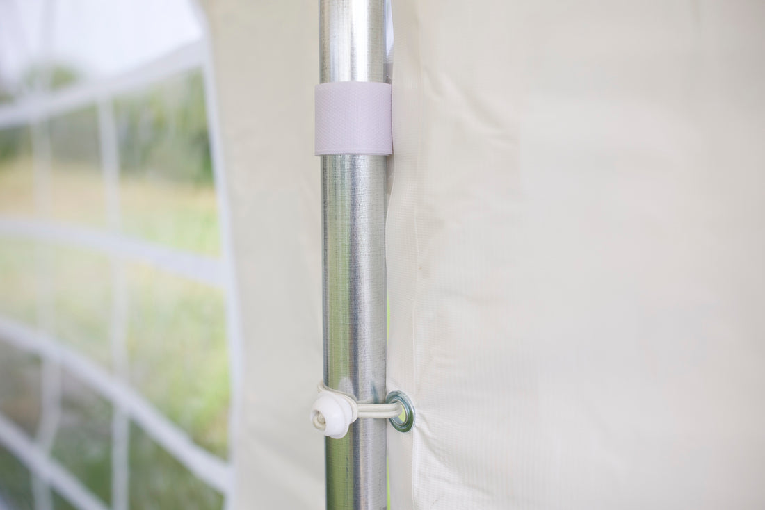Partyzelt Classic PVC 4x6 m weiß