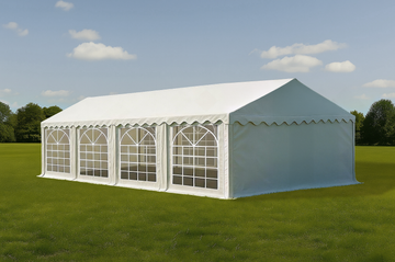 Partyzelt Classic PVC feuerresistent 4x8 m