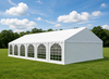Partyzelt Professional PVC 6×12 m (Seitenhöhe 2,6 m)