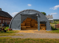Rundbogenhalle Monte Professional 9×10 m – Bild 8