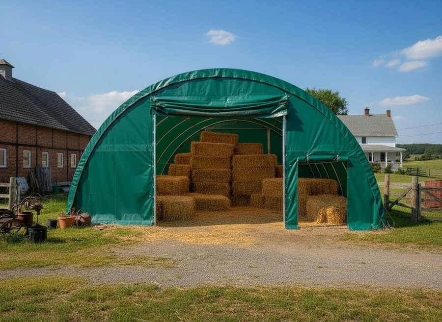 Rundbogenhalle Monte Professional 9×10 m