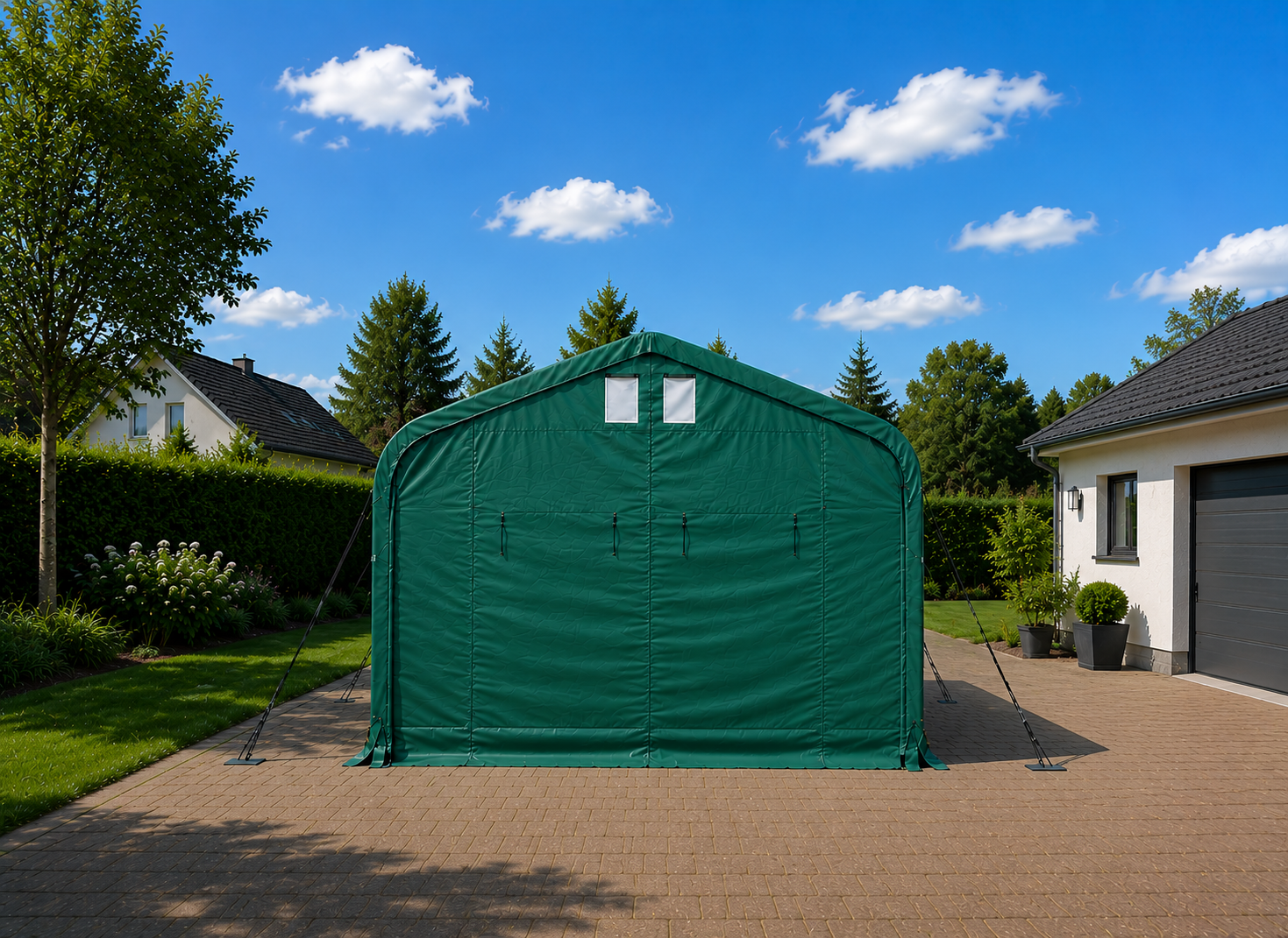 Zeltgarage Professional Plus 6×12 m