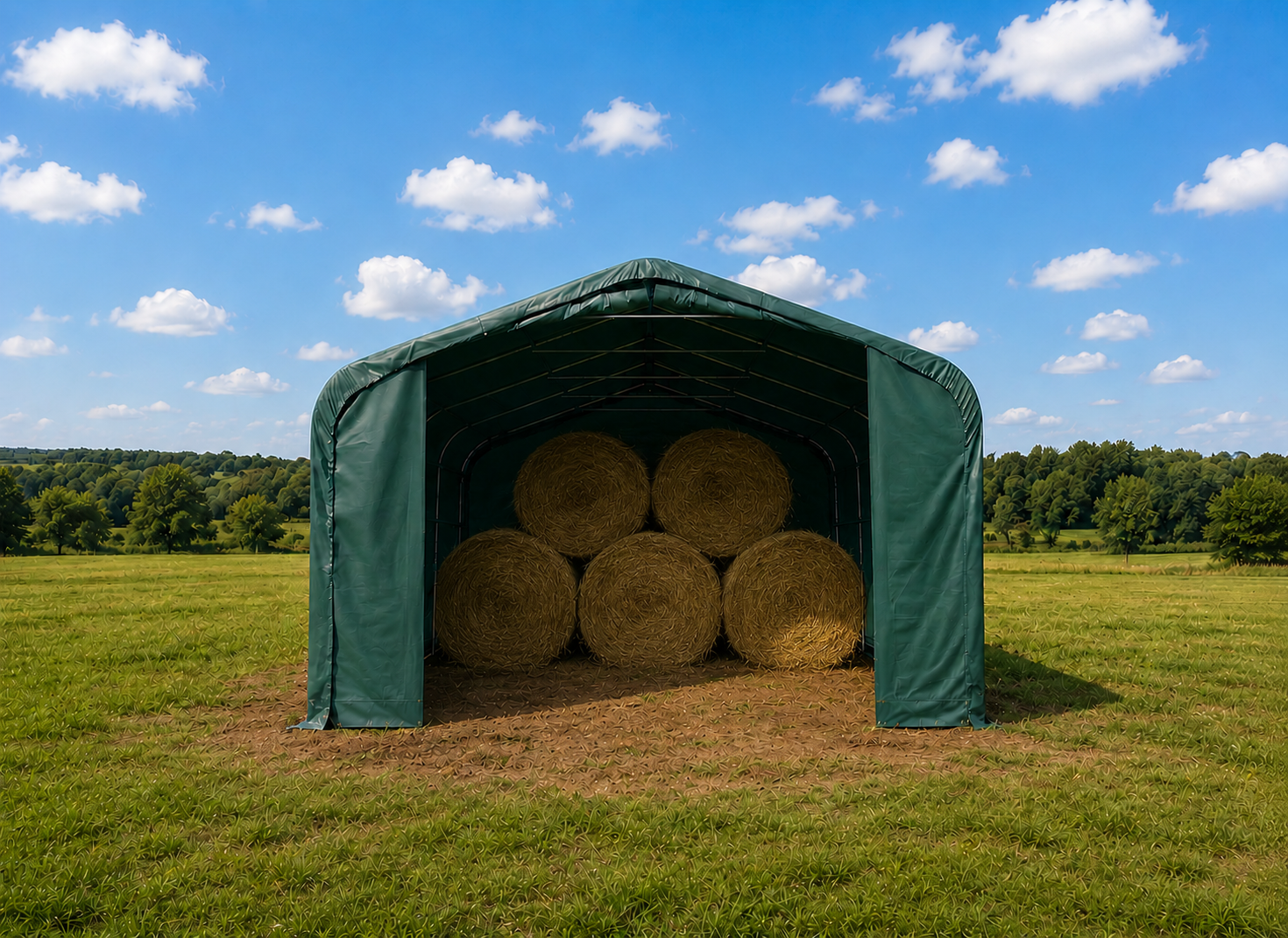 Weidezelt Excellence RoundShelter 6×6 m
