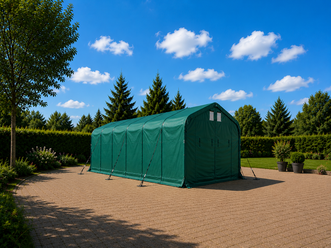 Zeltgarage Professional Plus 6×12 m
