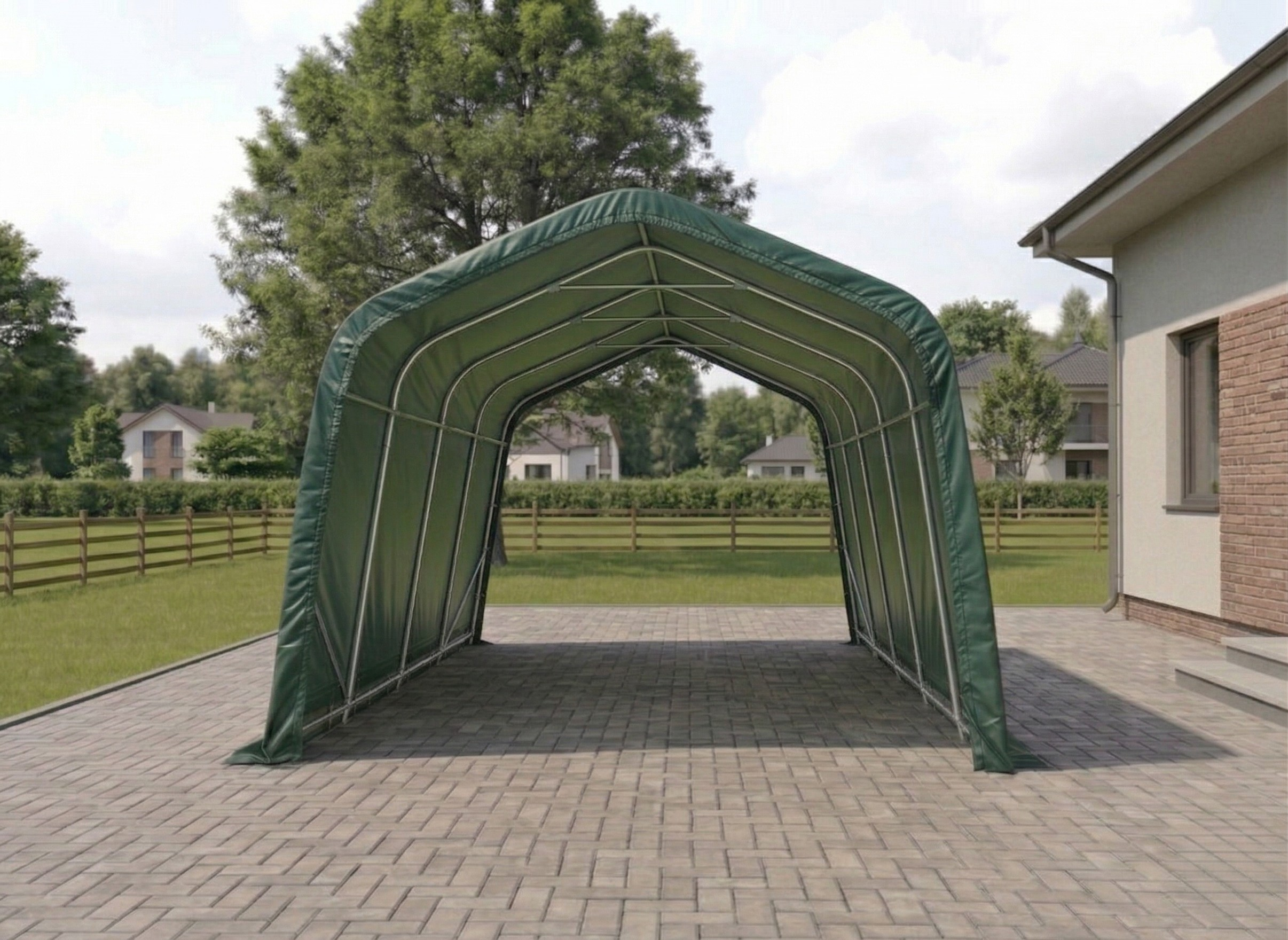 Zeltgarage Premium 3,3×7,2 m
