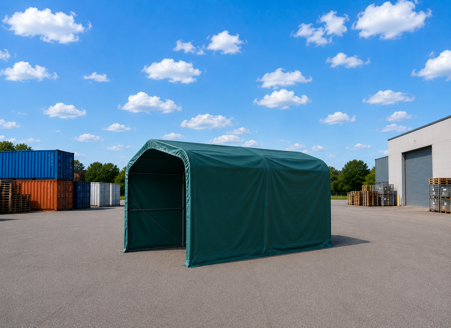Zelthalle 4x4 m (2,6 m Seitenhöhe)