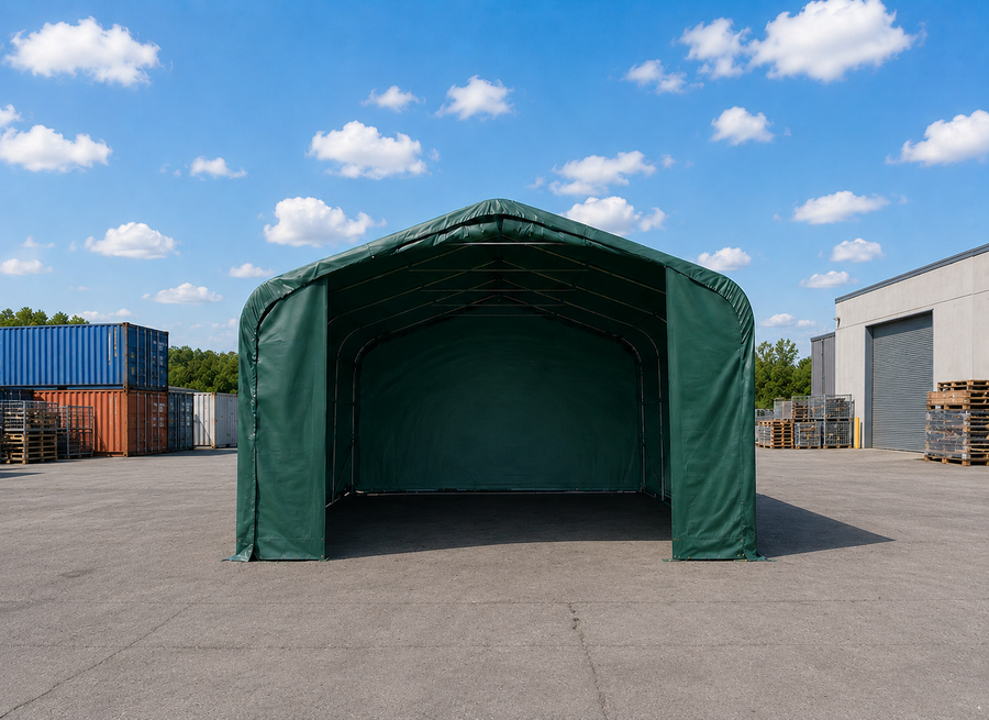 Zelthalle 6x6 m (Seitenhöhe 2,6 m)